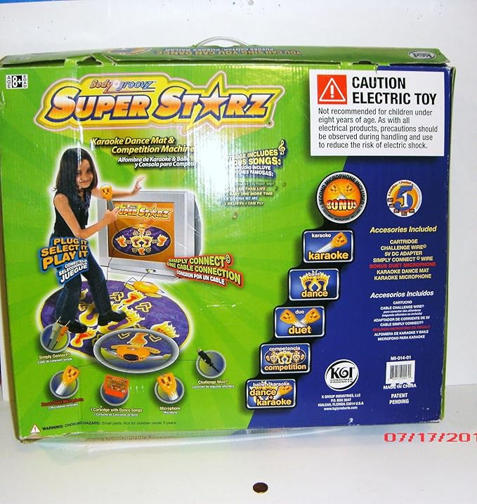 Body Groovz Super Dancer Dance Mat with Microphone by KGI