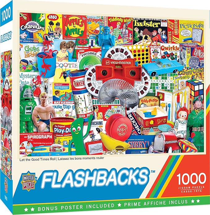 MasterPieces - 1000 Piece Jigsaw Puzzle, Let the Good Times Roll, Fun for Adults, Family, Kids, Non-Glare Finish, 19.25" x 26.75"