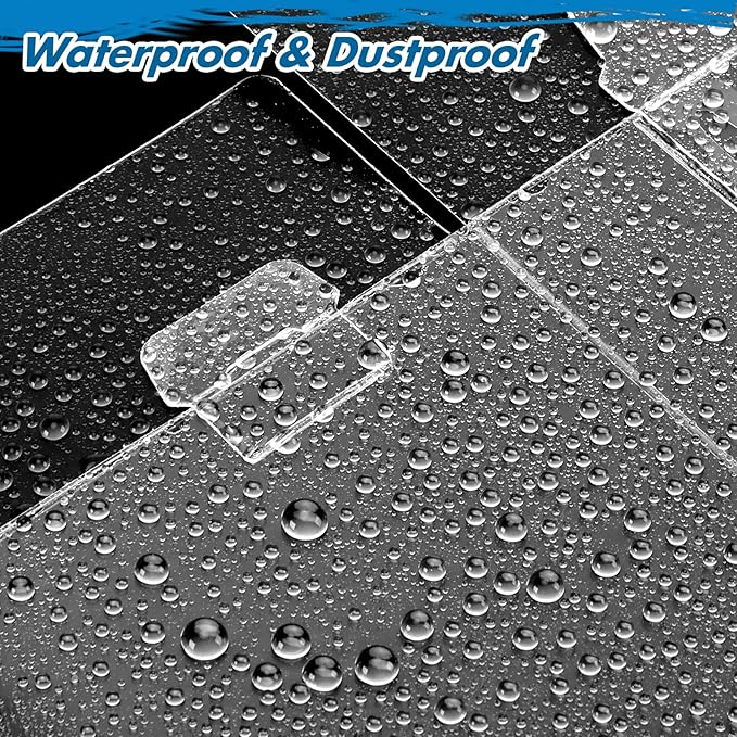 100 Pack Protectors Case Compatible with Funko- 4" Inch Collectible Vinyl Figures, Crystal Clear Protectors, Heavy Duty Display Box w/ Protective Film & Locking Tab, Set of 100