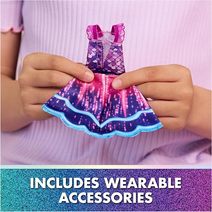 DreamWorks GABBY'S Dollhouse The Movie, Mer-Tastic Gabby Doll, with Mermaid Themed Doll Clothes & Doll Accessories, Kids Toys for Girls & Boys Ages 3 and Up