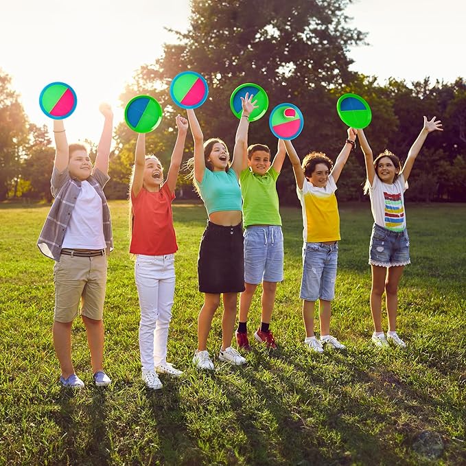 Toss and Catch Ball Game - Ideal Outdoor Beach, Pool & Yard Toy for Toddlers and Kids Ages 4, 5, 6, 7, 8+, Perfect for Boys Girls - Great Birthday Gift & Stocking Stuffers
