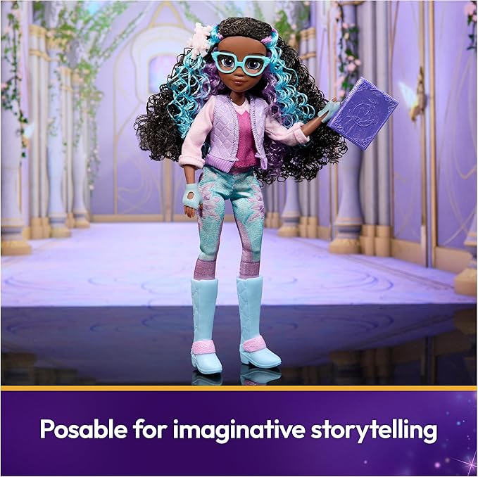Unicorn Academy, Power of Friendship Layla Doll, Easter Gifts Idea, Dolls & Unicorn Toys for Girls, Includes Book & 5 Fashion Accessories, 9.5”