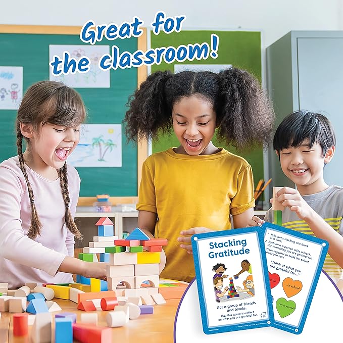 hand2mind Social Emotional Task Cards for Ages 8+, Social Emotional Learning, Play Therapy Toys for Counselors, Social Skills Activities for Kids, Conversation Starters, Emotional Regulation for Kids