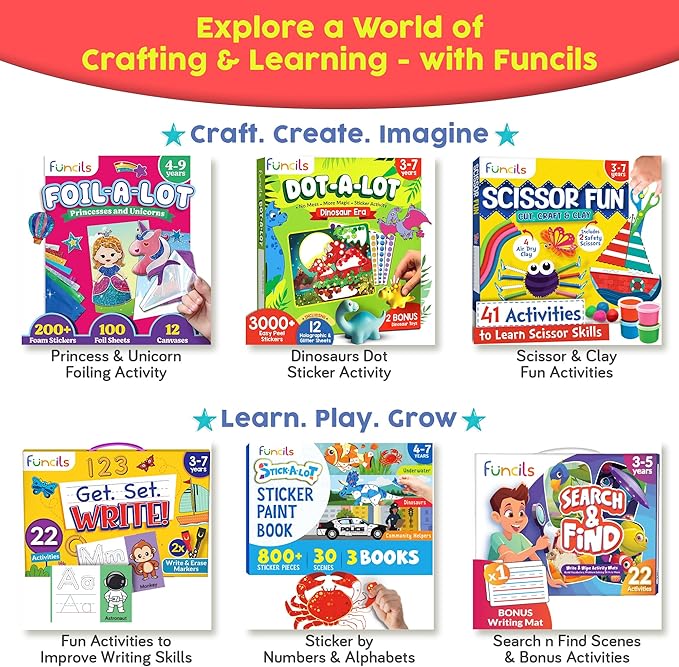 Learn to Write for Kids - Educational Toys & Games, Preschool & Kindergarten Learning Activities, Writing Practice Book, Birthday Gifts for Girls and Boys for Ages 3, 4, 5, 6 Year Old