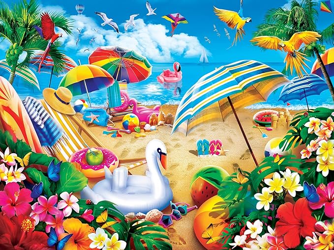 Masterpieces 550 Piece Jigsaw Puzzle for Adults and Family - Weekend Escape - 18"x24"
