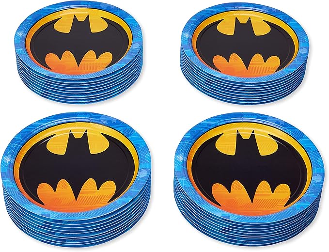 American Greetings Batman Party Supplies, Paper Dinner Plates (40-Count)