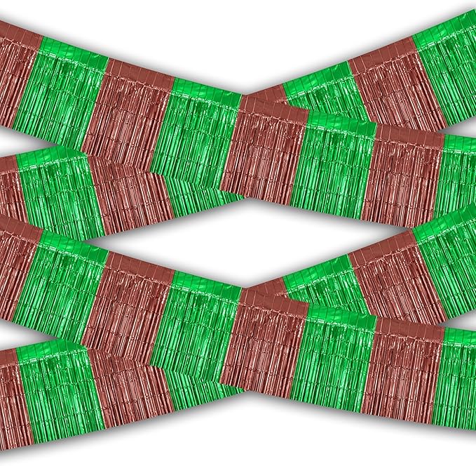 OHOME Football Party Decorations for Super Game Bowl 2026-2 Pack Green Brown Streamers Banner |Football Party Favors Supplies Decor Indoor Outdoor - Game Day Birthday Backdrop for Wall Home,10 FT