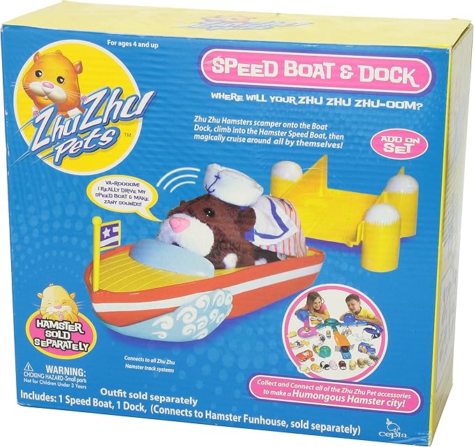 Zhu Zhu Pet Hamster Boat & Dock