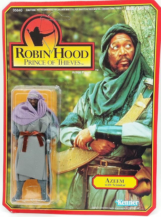 Kenner Robin Hood Prince of Thieves Azeem with Scimitar Action Figure