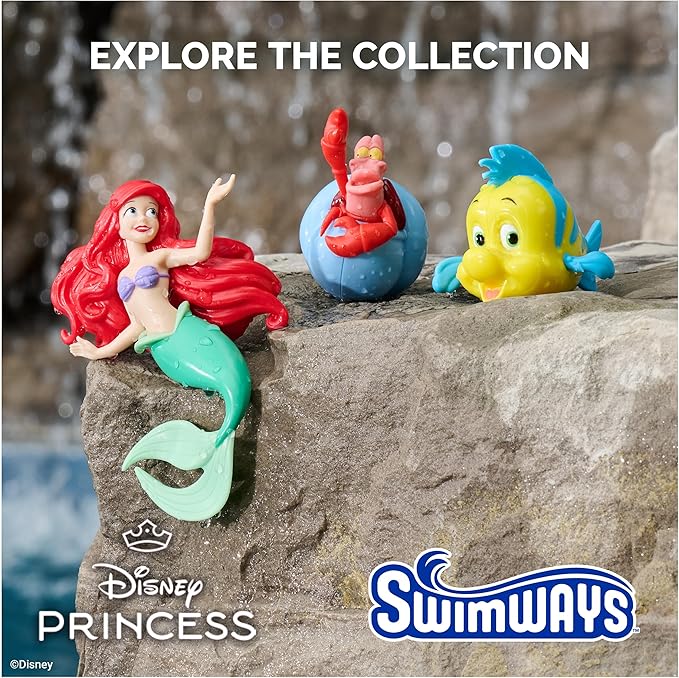SwimWays Barbie Dive Characters 3-Pack, Swimming Pool Accessories & Kids Pool Toys, Pool Party Supplies & Water Toys for Kids Aged 5 & Up
