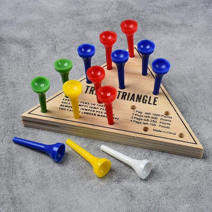 U.S. Toy Tricky Triangle Game - Travel Games, Assorted, MU845