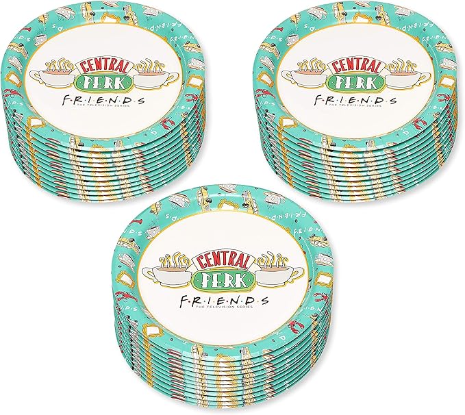 American Greetings Friends Party Supplies, Dessert Plates (36-Count)