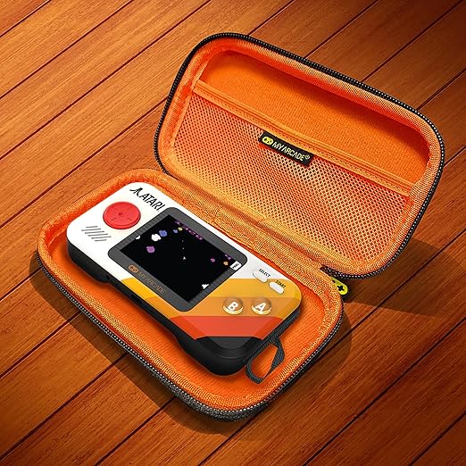 My Arcade Atari Pocket Player Bundle: Portable Video Game Console with 100 Games, Travel Case and Screen Protector Included