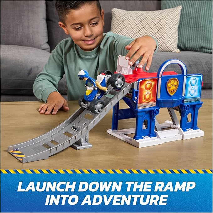 Paw Patrol Search & Rescue Lift 'N' Repair Playset with Exclusive Figure & Vehicle, Over 30+ Inch Long, Kids Toys for Boys and Girls Ages 3 and Up