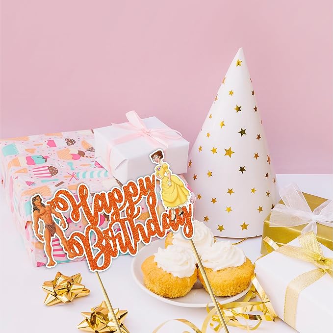 Tarzn Happy Birthday Cake Topper – Jungle Adventure Inspired Cake Decoration with Wild Strength, Nature Spirit & Explorer Courage Theme, Bold Safari Style Birthday Cake Topper for Celebration Décor