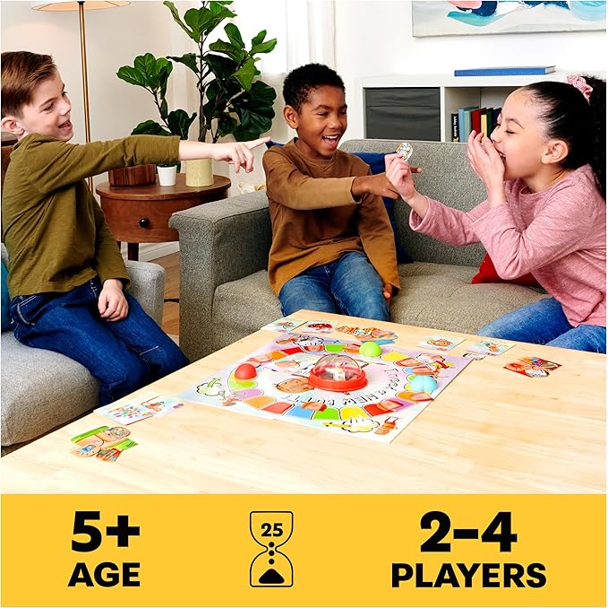 Spin Master Games, I Need a New Butt, Kids Board Game Based on The Book with Popper & Cheek Tiles, Fun for Family Game Night, 2-4 Players, for Ages 5 & Up
