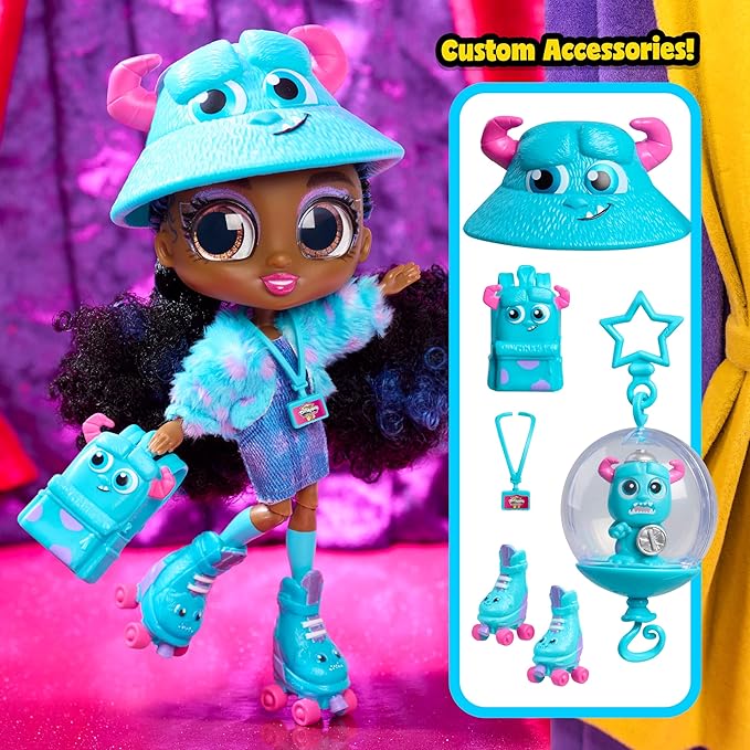Disney Doorables Adoorbs Dolls Series 2 – Collectible 5.5-Inch Dolls with Accessories, Blind Box Surprise, Rooted Hair & Articulated Fashion Figures for Kids Ages 5+