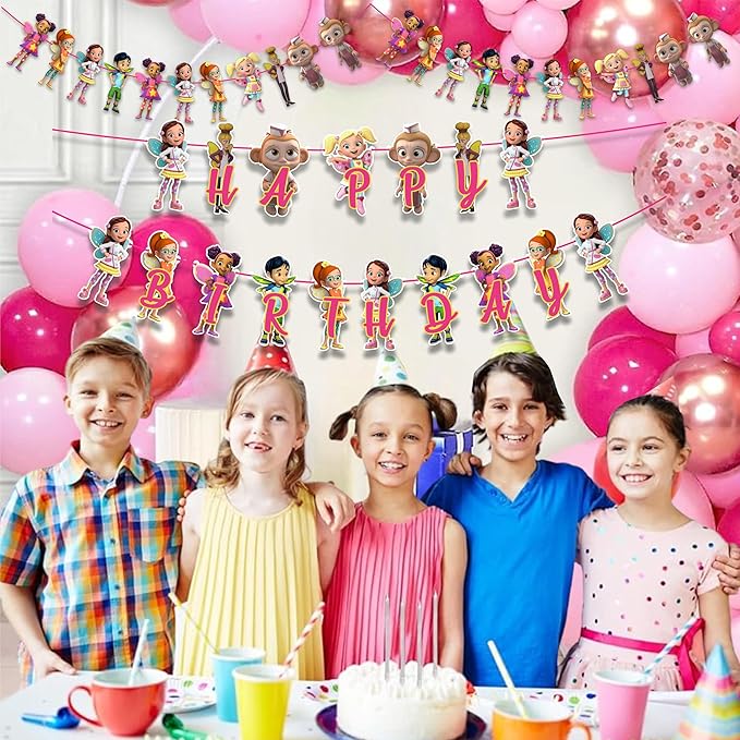 Buterbean Cafe Theme Birthday Party Supplies – Cute Café Inspired Party Decoration Set for Birthday Celebrations, Decorative Table Styling Items for Themed Events, Dessert Table Setup.