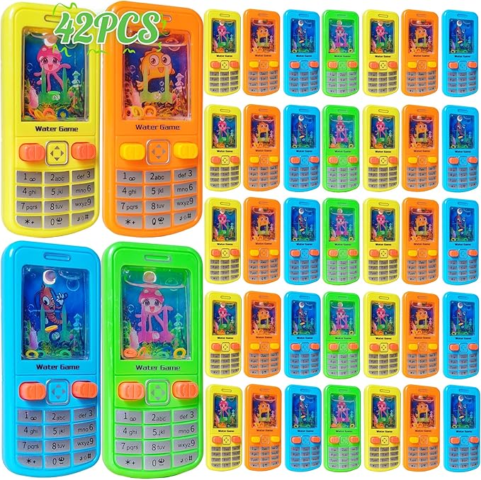 24 Pack Handheld Water Ring Games for Kids Party Favors Back to School Valentines Day Gifts Goodie Bags Stuffers Return Gifts for Kids Birthday Classroom Rewards Carnival Prizes