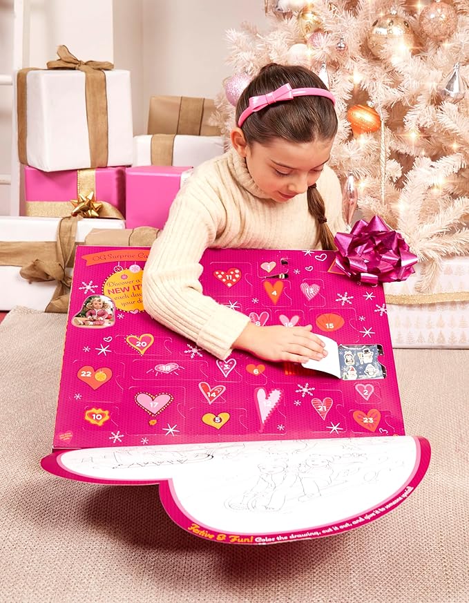 Our Generation – 18-Inch Doll Accessories – Surprise Calendar – Christmas Accessory Advent Calendar – Pretend Play 3+ Years – 37 Pieces Set