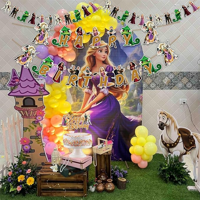 Seyal® Rapunzl Theme Birthday Party Supplies