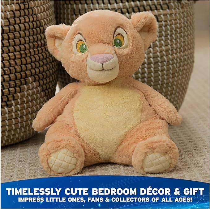 GUND Disney Official Nala Oh So Snuggly Plush, The Lion King, Lion Stuffed Animal for Babies and Infants, Yellow, 12.5”