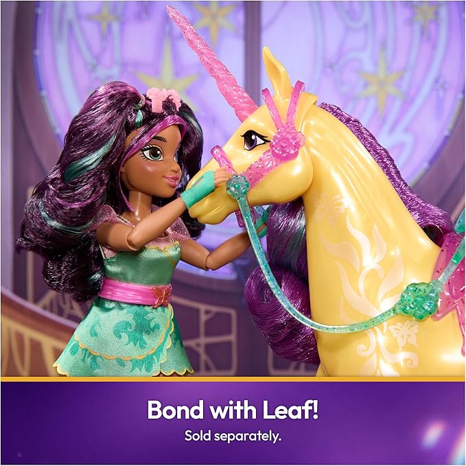 Unicorn Academy, Power of Friendship Ava Doll, Easter Gifts Idea, Dolls & Unicorn Toys for Girls, Includes Plushie Figure, 7 Fashion Accessories, 9.5