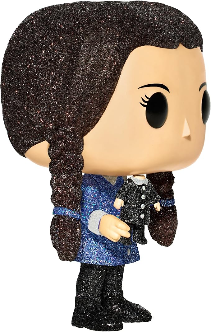 Funko Spirit Halloween The Addams Family Wednesday Addams Diamond Glitter POP! Figure | Officially Licensed | Wednesday Collectible