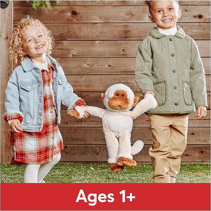 GUND Tilly The Monkey Plush, Premium Stuffed Animal for Ages 1 and Up, Cream/Brown, 15”