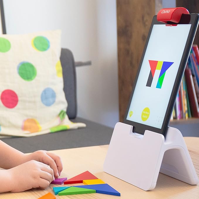 Osmo - Genius Starter Kit for Fire Tablet - 5 Educational Learning Games - Ages 6-10 - Math, Spelling, Creativity & More - STEM Toy Gifts for Kids, Boy & Girl (Fire Tablet 5 Games)