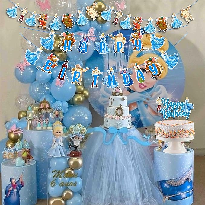 Seyal® Cnderela Theme Birthday Party Supplies