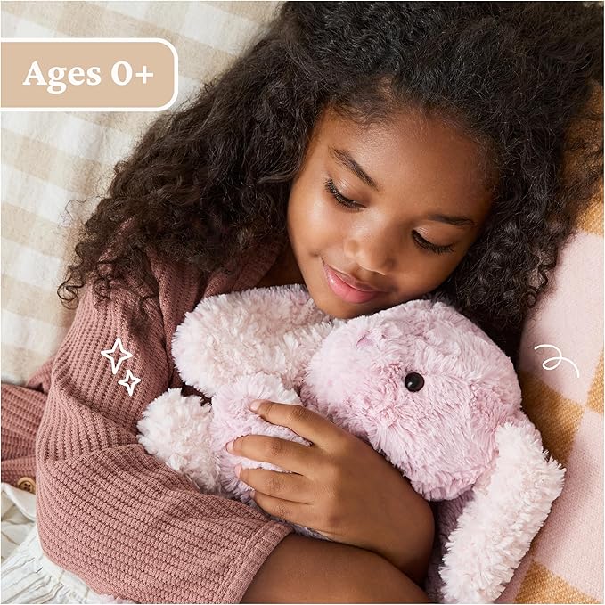 GUND Cozys Collection Bunny Stuffed Animal, Spring Decor, Plush Bunny for Ages 1 and Up, Pink, 10"