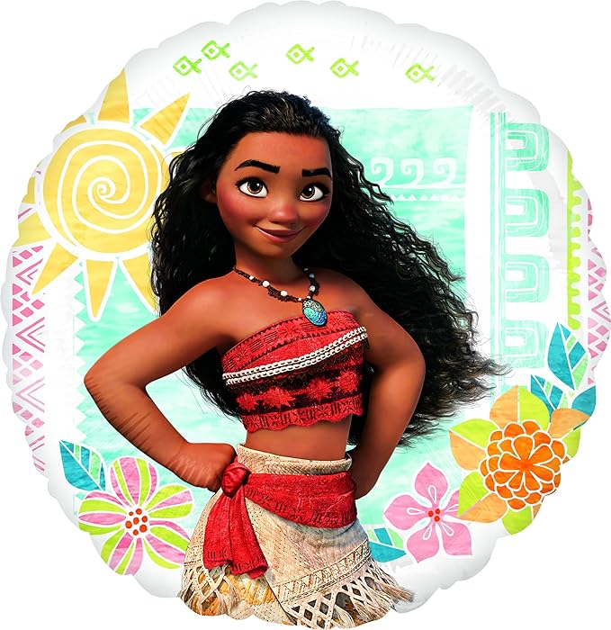 Moana 5th Birthday Party Supplies 7pc Balloon Bouquet Decorations