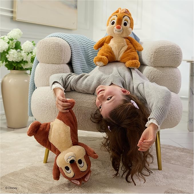 GUND Disney Official Dale Oh So Snuggly Plush, Disney Chip and Dale Plushies, Chipmunk Stuffed Animal for Babies and Infants, Brown, 12.5”