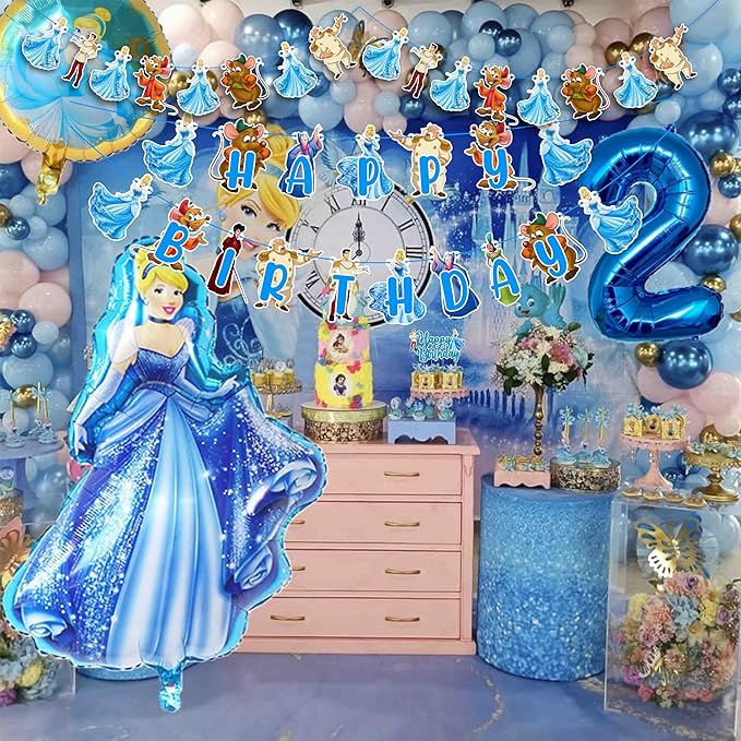 Seyal® Cnderela Theme Birthday Party Supplies