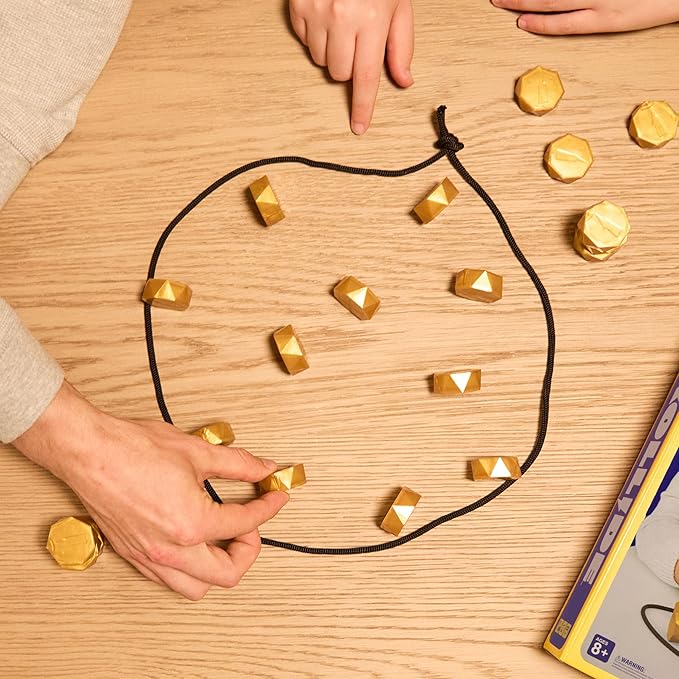 Kollide by Relatable, Exciting Magnetic Game for Easter Family Game Night, Great Fun Games for Kids and Easter Basket Gifts, Includes 1 Rope, 20 Magnets, and Instructions