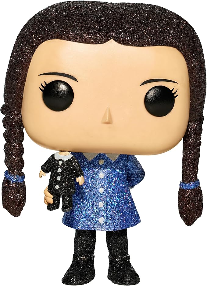 Funko Spirit Halloween The Addams Family Wednesday Addams Diamond Glitter POP! Figure | Officially Licensed | Wednesday Collectible
