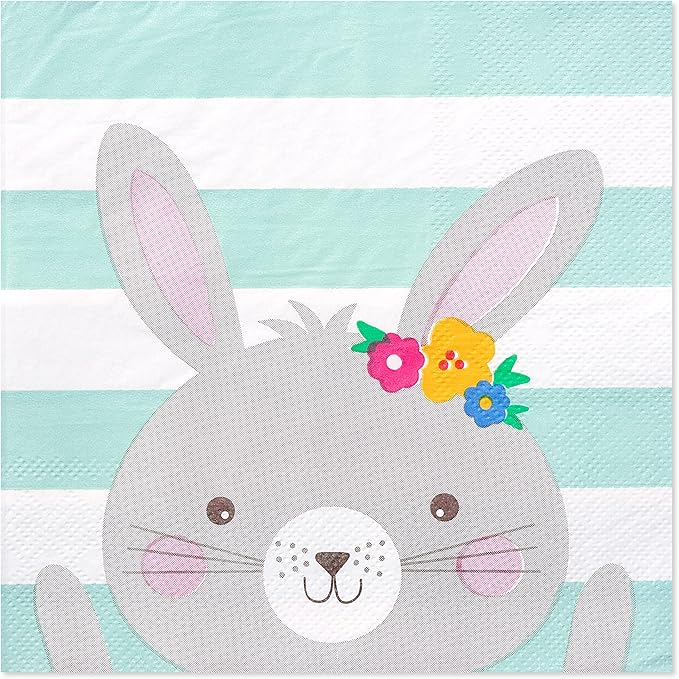 American Greetings 50-Count Lunch Napkins, Easter Party Supplies