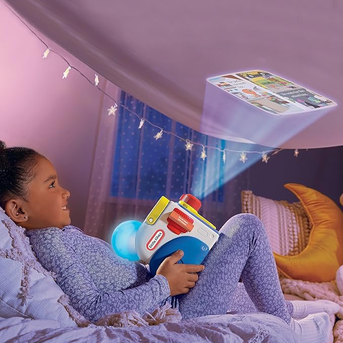 Little Tikes Story Dream Machine Dino Story Collection, Dinosaurs, Storytime, Books, Random House, Audio Play Character, Gift and Toy for Toddlers and Kids Girls Boys Ages 3+ Years