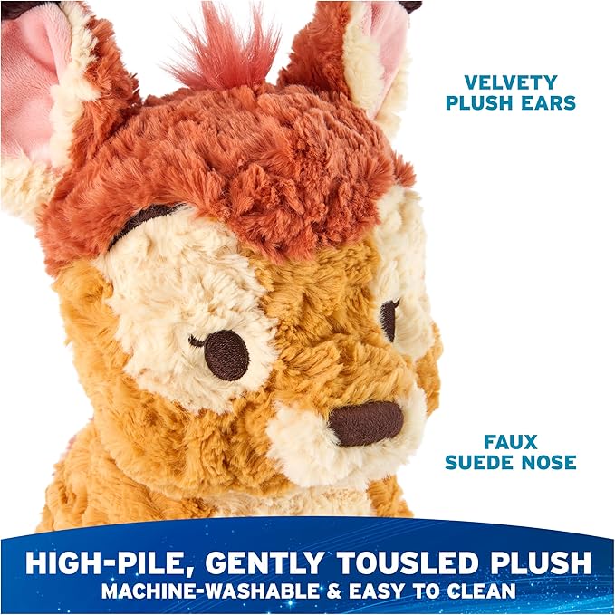 GUND Disney Official Bambi Plush, Disney Cozys Collection, Bambi Toys, Deer Stuffed Animal for Ages 1 and Up, Brown, 10”