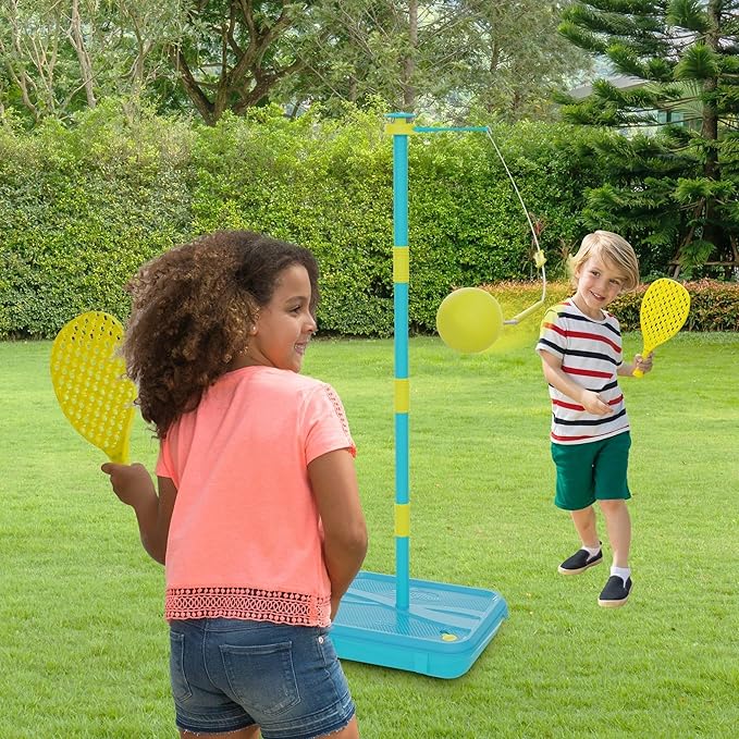Early Fun Swingball - All Surface Tether Tennis Game - Ages 3+ Lime Green/Yellow