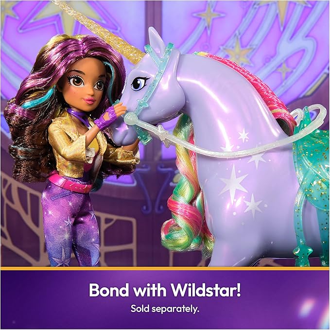 Unicorn Academy, Power of Friendship Sophia Doll, Easter Gifts Idea, Dolls & Unicorn Toys for Girls, Includes Guitar & 6 Fashion Accessories, 9.5”