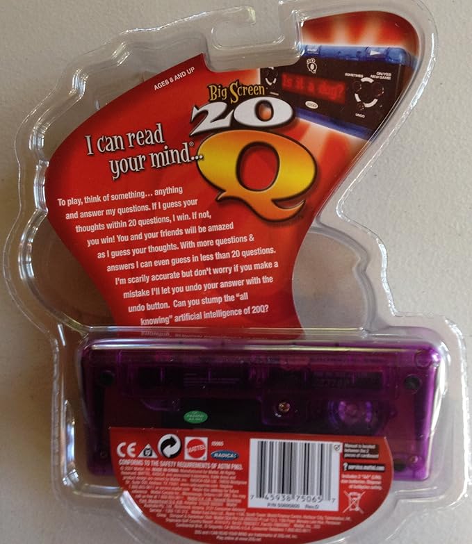 Mattel Radica Big Screen 20Q