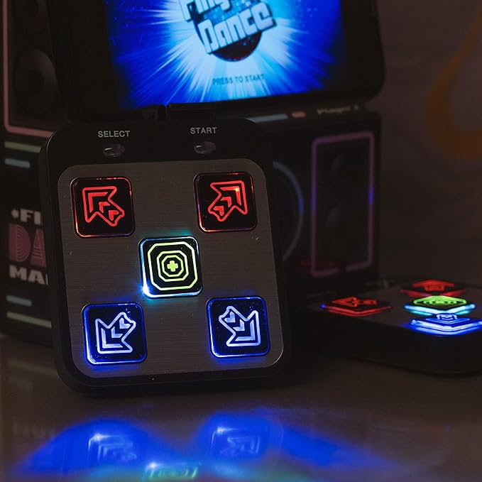 Thumbs Up Retro Games Console Arcade Finger Dance Mat Handheld Console Machine, Compatible with iPhone, Samsung and Other Smartphones