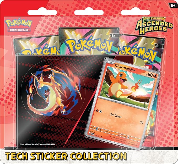 Pokémon TCG: Mega Evolution—Ascended Heroes Tech Sticker Collection - Charmander