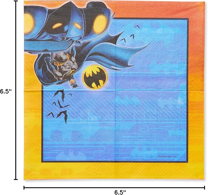 American Greetings Batman Party Supplies, Paper Lunch Napkins (48-Count)