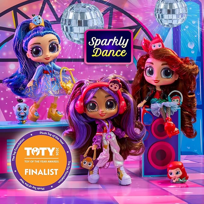 Disney Doorables Adoorbs Dolls Series 2 – Collectible 5.5-Inch Dolls with Accessories, Blind Box Surprise, Rooted Hair & Articulated Fashion Figures for Kids Ages 5+
