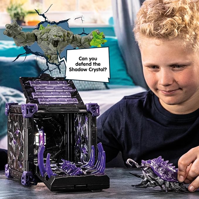 Schleich Eldrador Creatures - 34 PC Shadow Battle Cave with Bug Toy Playset - Insect Figurine for Boys and Girls with Expandable Fortress - Interactive, Imaginative Play for Kids Ages 7+ | 42675