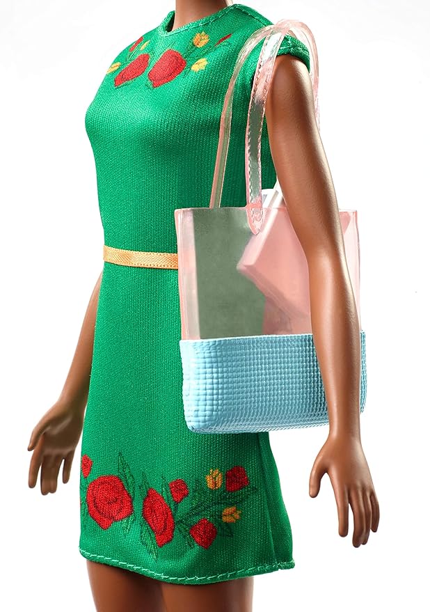 Barbie Travel Nikki Doll, Kitty Ear Brunette Hair, with 5 Accessories