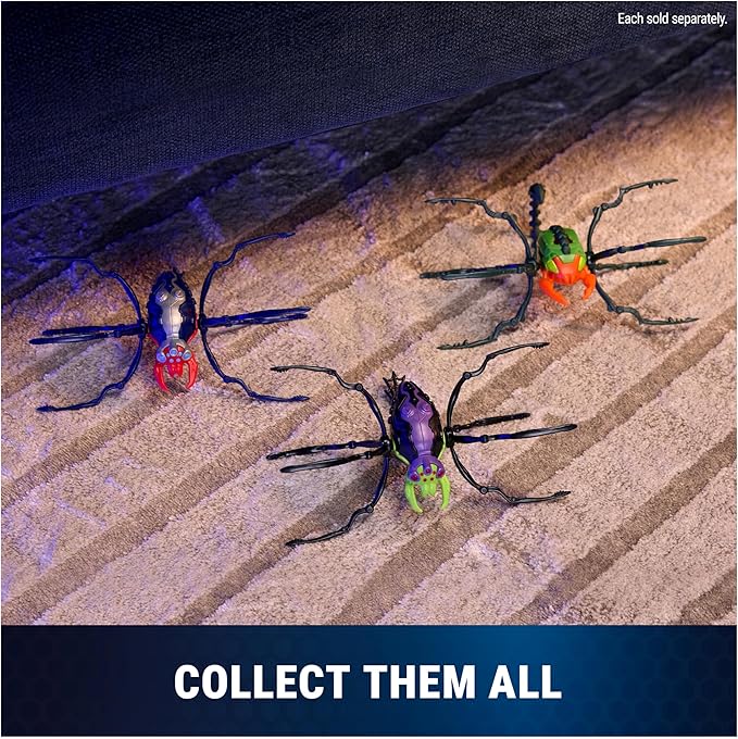 HEX Bots Skitter Bot Spider, Robotic Kids Toys with Insect-Like Movement for Indoor/Outdoor Play, Robot Toys for Boys & Girls Ages 4 & Up, Green